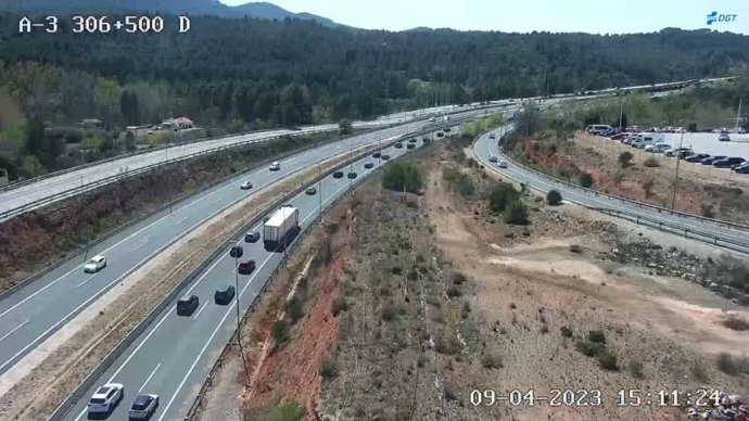 Tráfico denso en la A-3