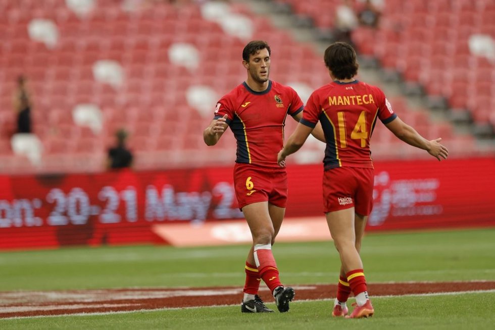 La selección española masculina de rugby seven