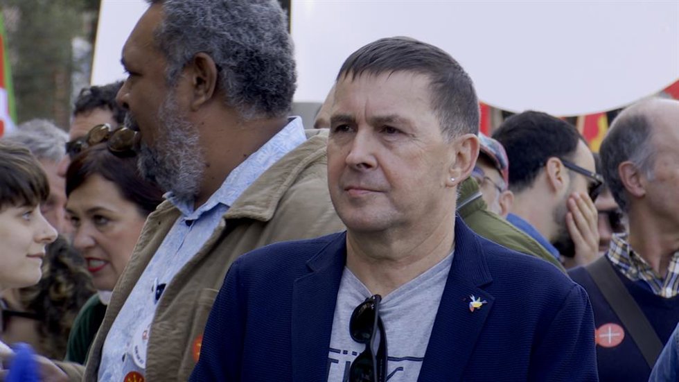Otegi pide a la izquierda que reconozca el "derecho a la libre autodeterminación