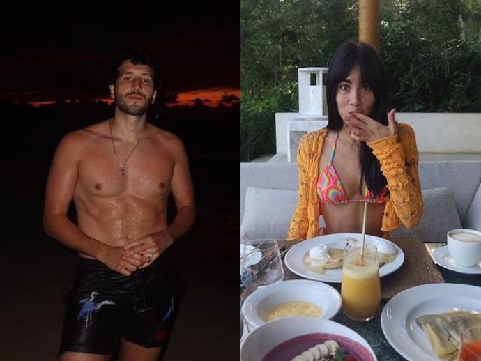 Aitana y Sebastián Yatra durante sus vacaciones en República Dominicana