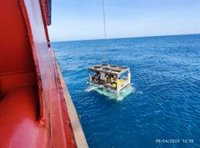 El robot de Salvamento continúa la búsqueda del tripulante del Vilaboa desaparecido