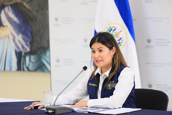 La viceministra de Exteriores de El Salvador, Cindy Portal
