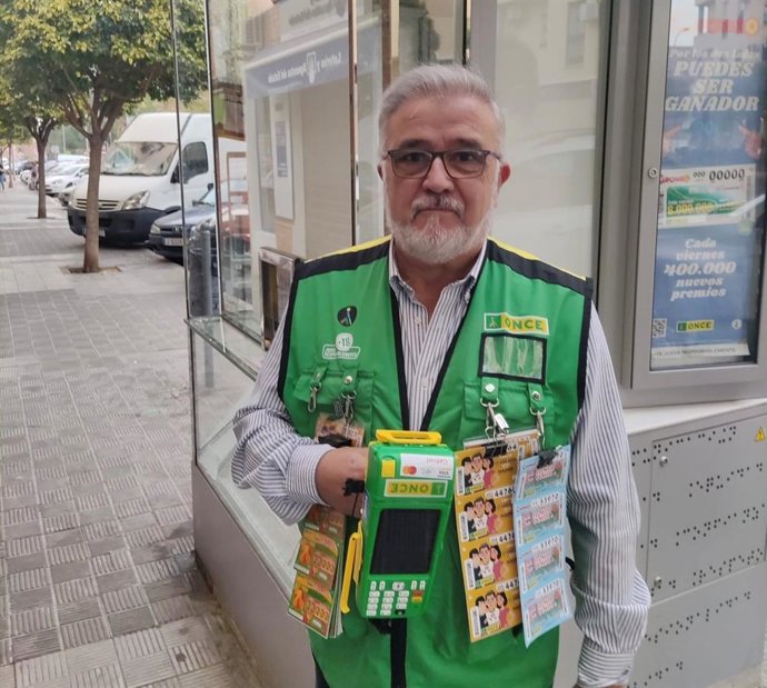El vendedor de la ONCE José Guillén