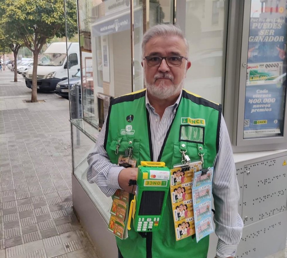 El vendedor de la ONCE José Guillén