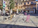 Calle de Toledo sin coches por procesiones de Sema