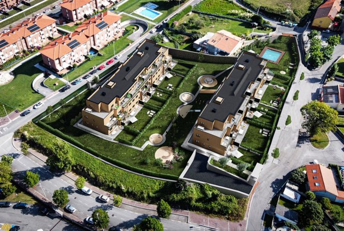 Archivo - Infografía viviendas en San Román