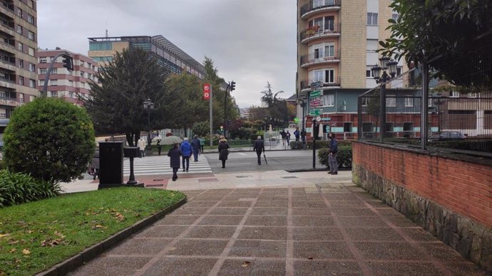 Archivo - Una calle de Oviedo