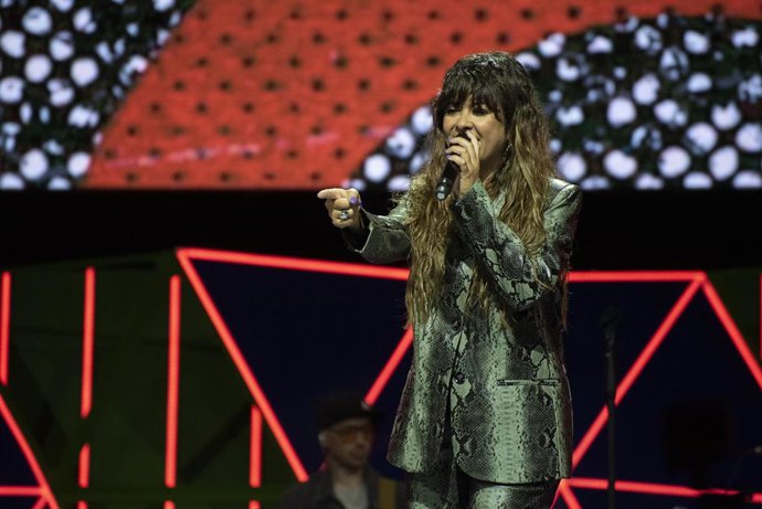 Actuación de la cantante Vanesa Martín.