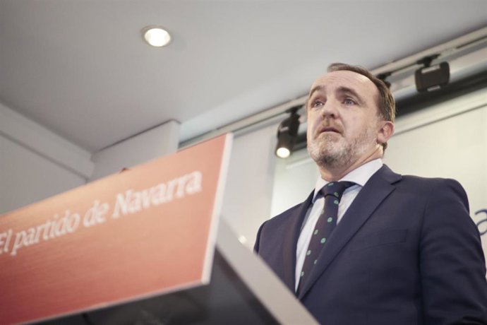 Archivo - El presidente de UPN, Javier Esparza.