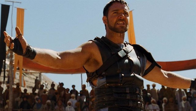 Russell Crowe en Gladiator