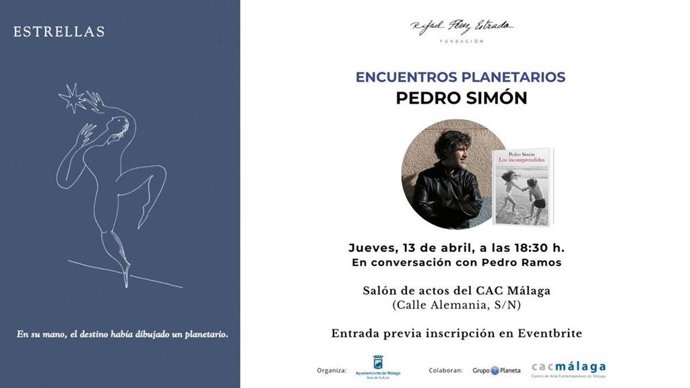 Pedro Simón protagoniza el jueves 13 de abril los Encuentros Planetarios de la Fundación Rafael Pérez Estrada