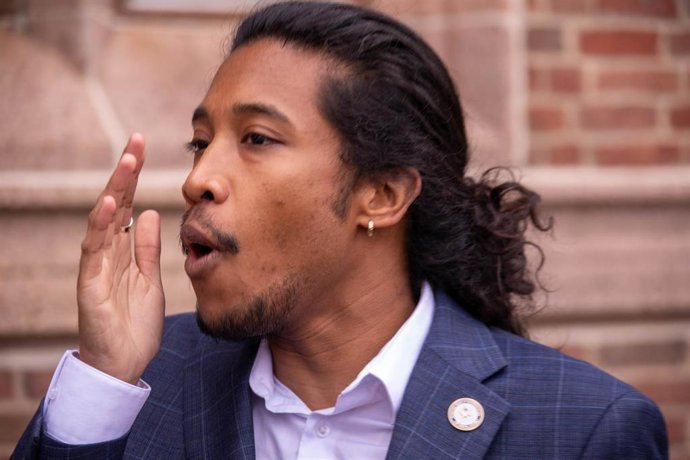 El exrepresentante de Tennessee por Nashville Justin Jones