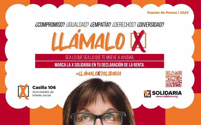 Imagen de la campaña de la 'X solidaria'.