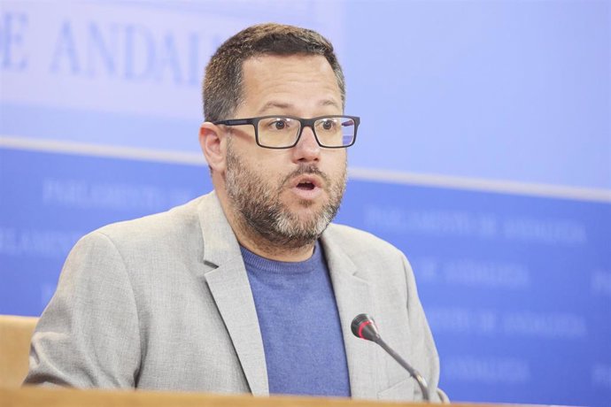 El portavoz parlamentario de Adelante Andalucía, José Ignacio García, en una imagen de archivo. 