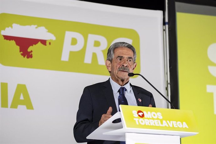 El presidente de Cantabria y candidato a la reelección por el PRC, Miguel Ángel Revilla