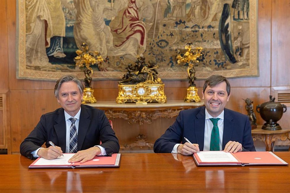 Firma del convenio.