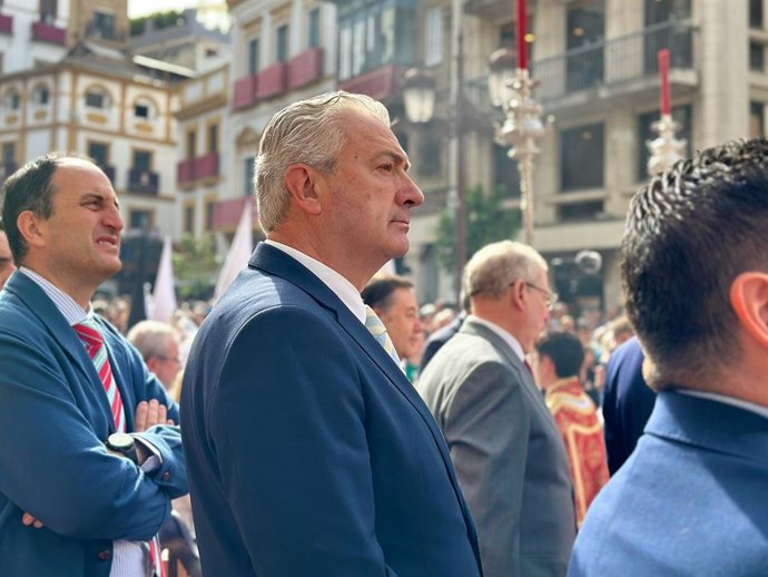 Miguel Ángel Aumesquet, portavoz y candidato de CS a la Alcaldía de Sevilla.