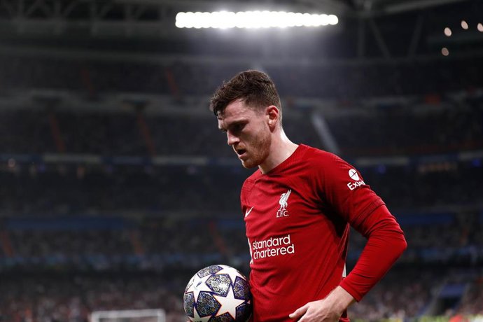 Andy Robertson con el Liverpool