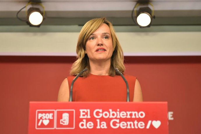 Archivo - La ministra de Educación y Formación Profesional y portavoz del partido socialista (PSOE), Pilar Alegría
