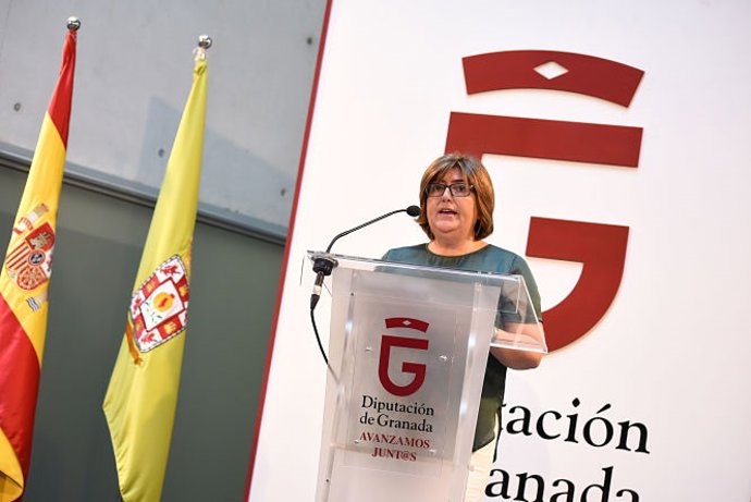 Ana Muñoz, en la Diputación de Granada