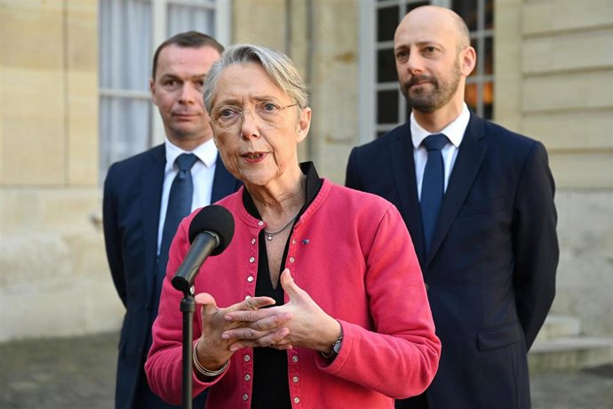 La primera ministra de Francia, Elisabeth Borne.