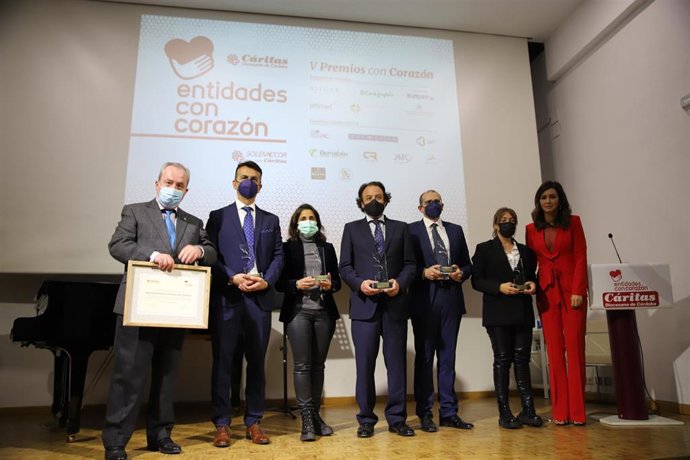 Acto de entrega de los 'Premios con Corazón' en la anterior edición.