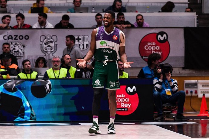 Archivo - Melvin Ejim durante un partido con el Unicaja