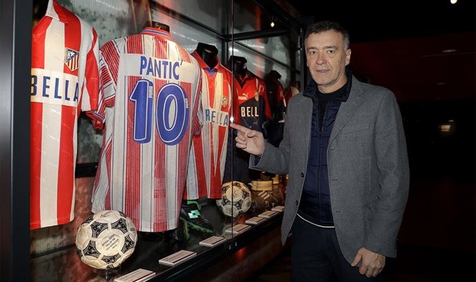 Milinko Pantic durante su visita a 'Territorio Atleti'