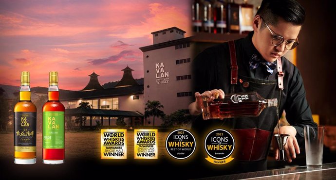 James Lin of Kavalan Whisky Bar, the winner of Bartender of the Year