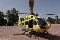 Herido muy grave en una colisión entre un camión y un turismo en la M-300 en Torres de la Alameda