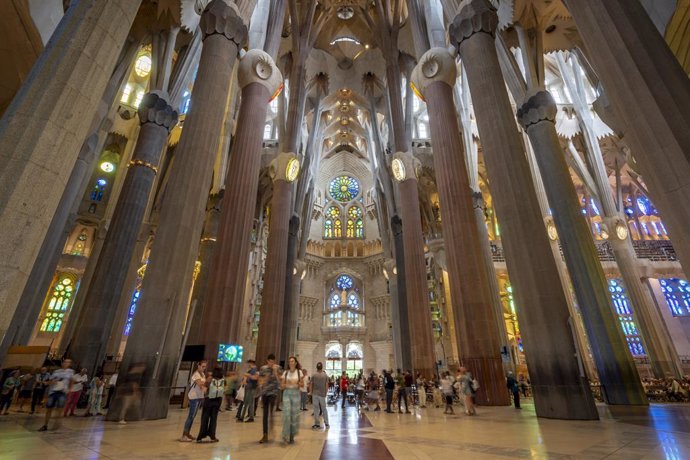 Archivo - Interior de la Sagrada Família