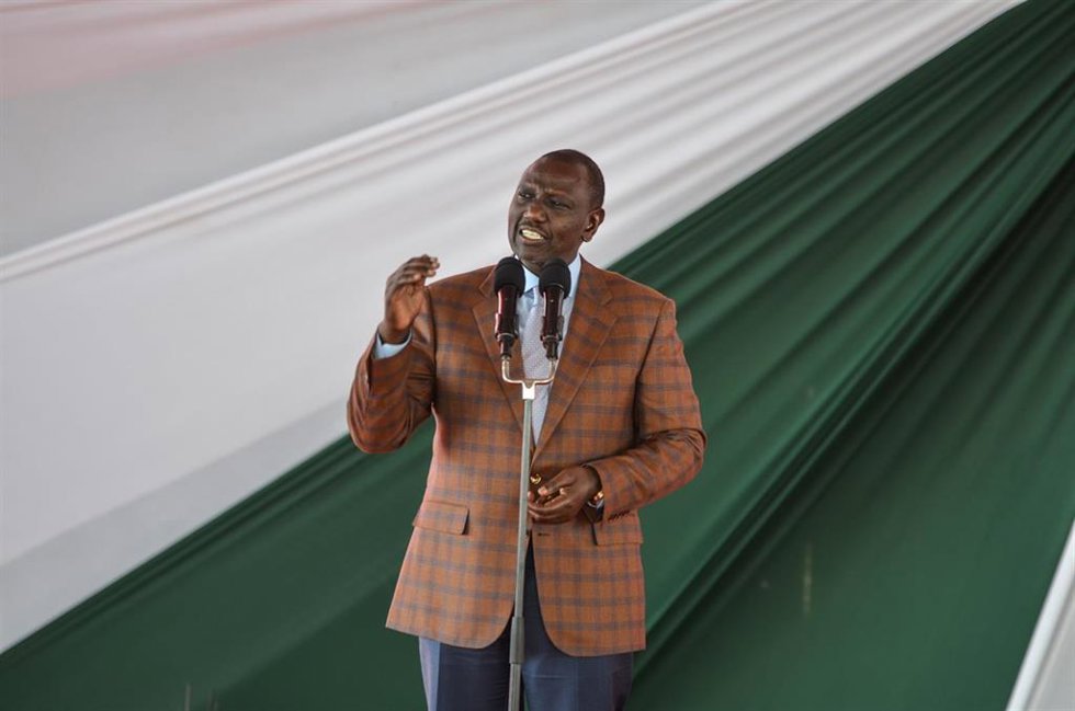 Archivo - El presidente de Kenia, William Ruto