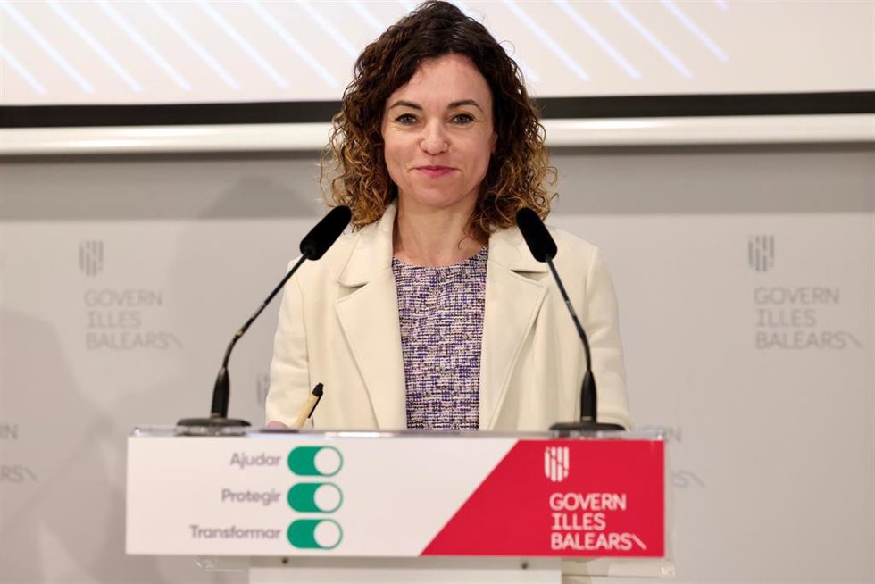 La consellera de Hacienda y Relaciones Exteriores, Rosario Sánchez.