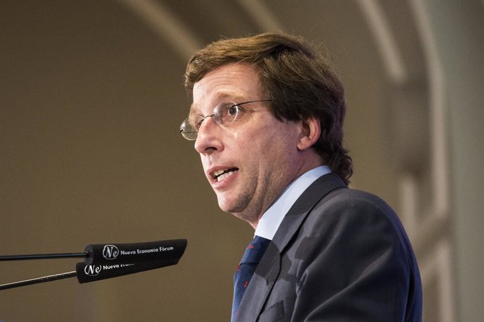 Archivo - El alcalde de Madrid, José Luis Martínez-Almeida, participa en un desayuno informativo organizado por Nueva Economía Fórum, a 15 de junio de 2021, en Madrid (España).