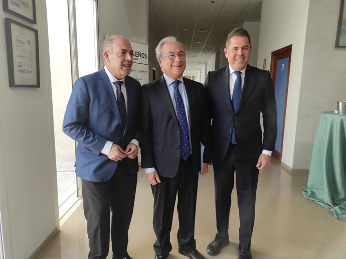 Lorenzo Amor, Antonio Díaz y Gerardo Cuerva.