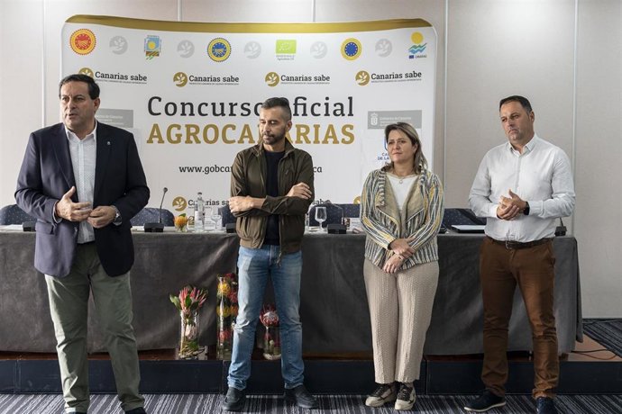 La consejera de Agricultura, Ganadería y Pesca del Gobierno de Canarias, Alicia Vanoostende, presenta una nueva edición del Concurso Oficial de Vinos Agrocanarias