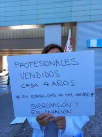 La huelga de trabajadores de laboratorio tiene un seguimiento del 9,2% y el servicio se presta con normalidad