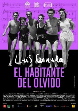 Cartel de la proyección del documental 'El habitante del olvido' sobre Luis Cernuda.