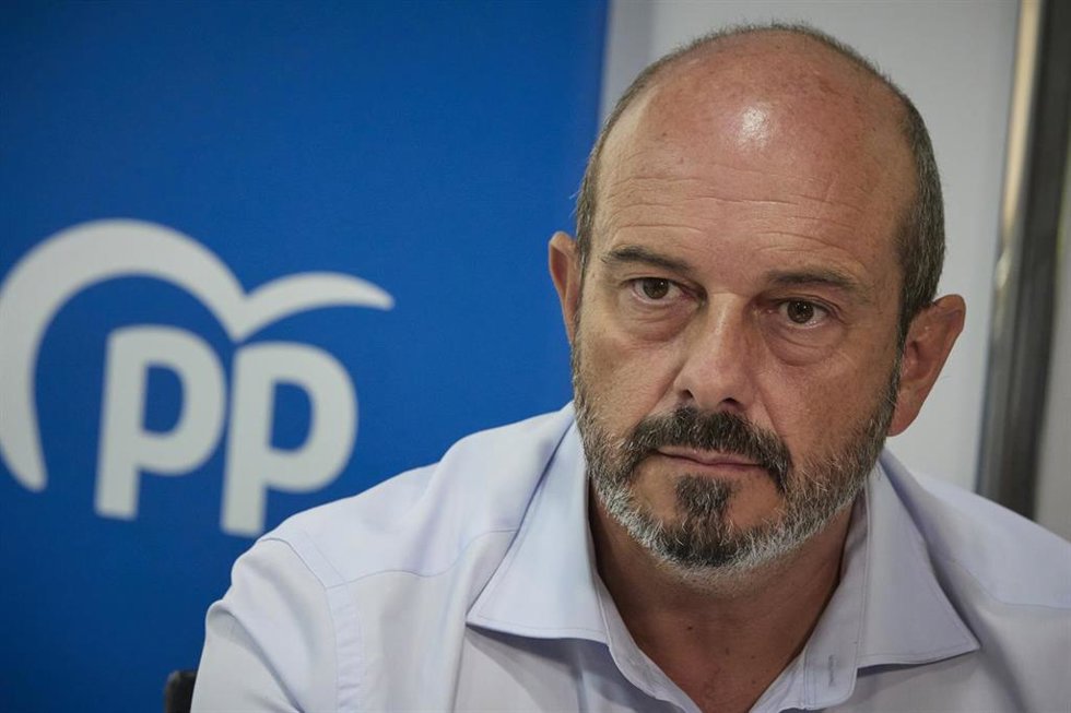 Archivo - El vicesecretario nacional de Coordinación Autonómica y Local del PP, Pedro Rollán, durante una entrevista para Europa Press, en la sede del Partido Popular, a 11 de agosto de 2022, en Madrid (España). Pedro Rollán fue el vicepresidente de la 