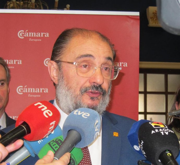 El presidente de Aragón, Javier Lambán.