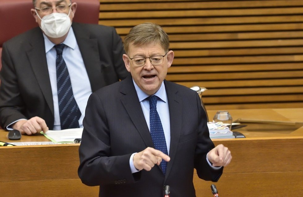 Archivo - Puig en la sesión de control de Les Corts