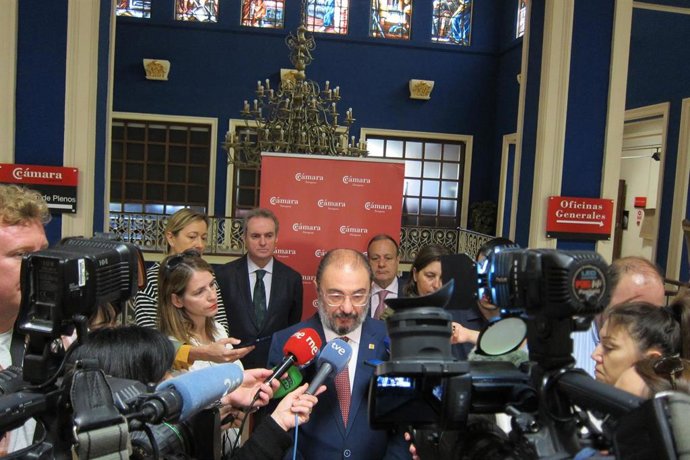 El presidente de Aragón, Javier Lambán.