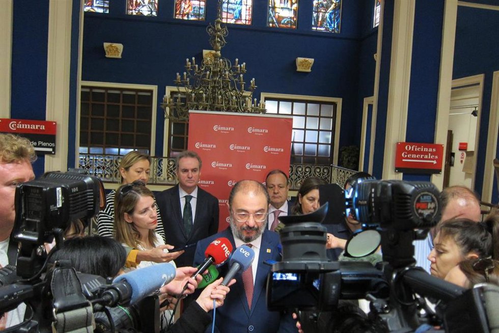 El presidente de Aragón, Javier Lambán.