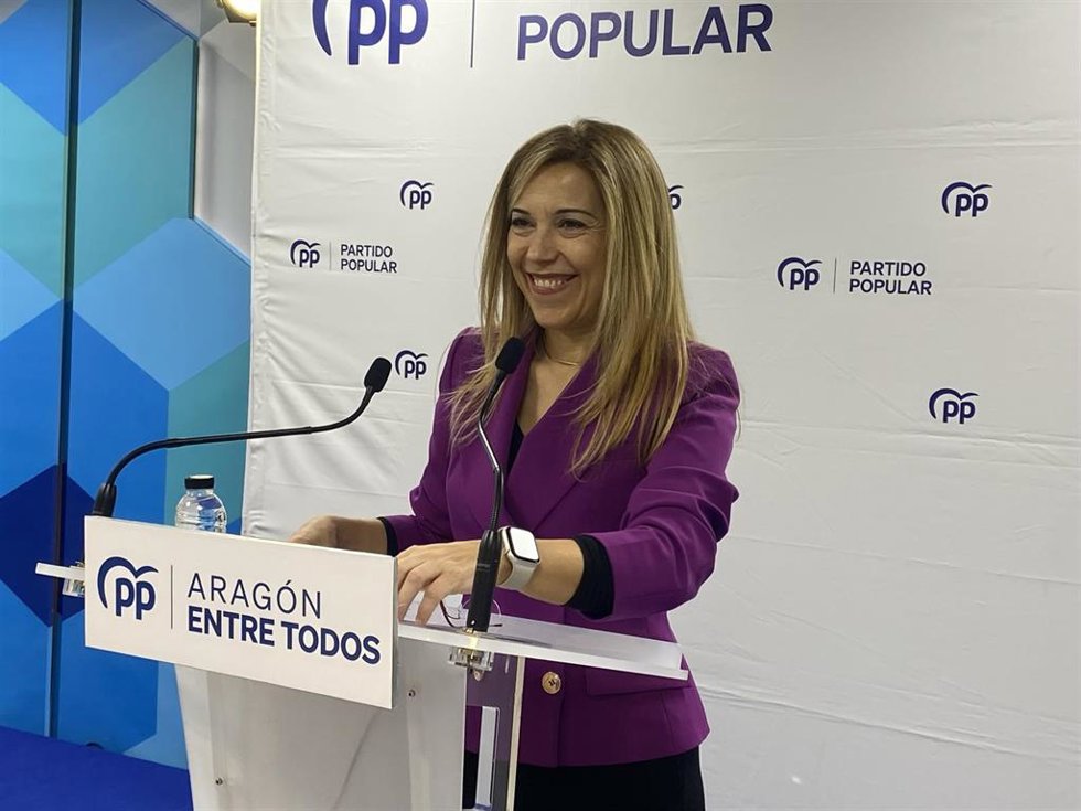 Archivo - La secretaria general del PP Aragón, Ana Alós.