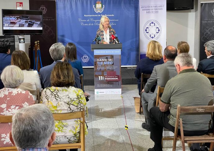 Colombo en la iniciativa 'Dame mi tiempo' de la asociación Párkinson Bahía de Cádiz.