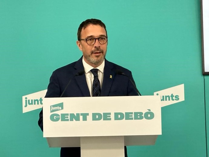 Archivo - El portaveu de Junts, Josep Rius