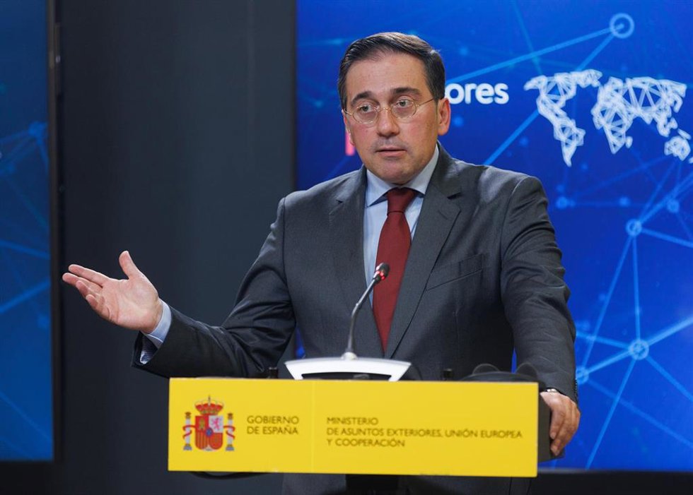 Archivo - El ministro de Asuntos Exteriores, Unión Europea y Cooperación, José Manuel Albares