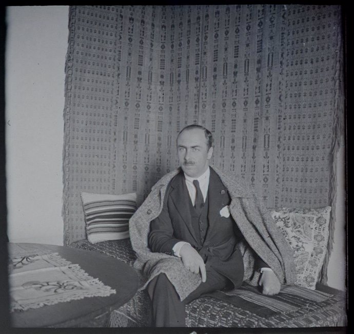 Archivo - Leopoldo Torres Balbás, fotografía que se expone en el Palacio de Carlos V