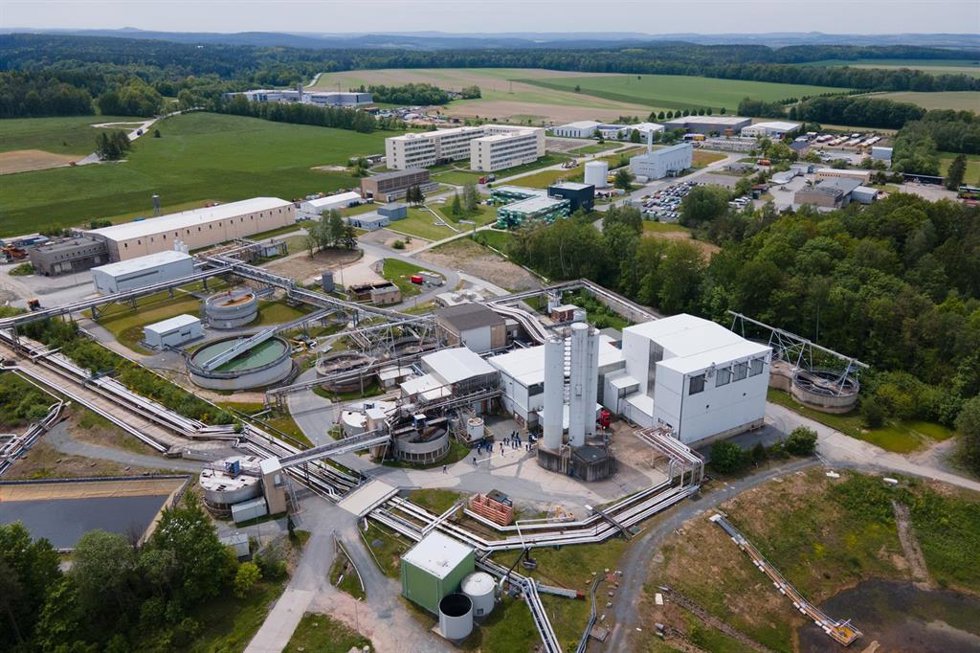 Archivo - Silos de uranio en Alemania.