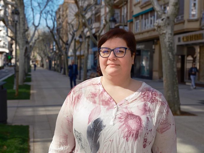 La candidata de Unidas Podemos en el Ayuntamiento de Albacete, Nieves Navarro.